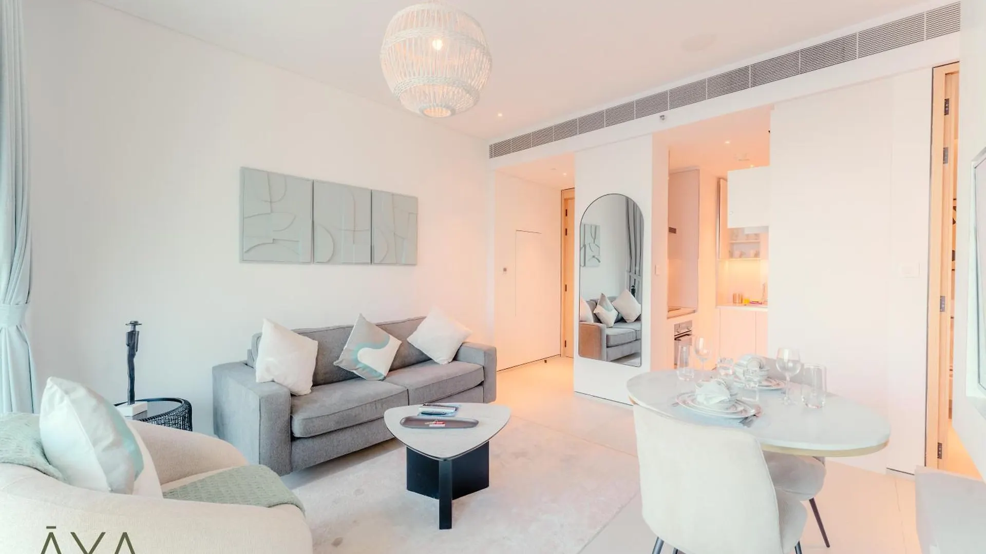 Luxury Beachfront 1Br Jumeirah Gate Tower 1 By Aya Boutique Dubaj 0*,